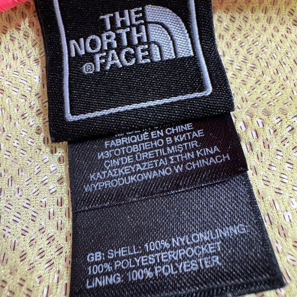 The North Face Zip Hyvent Rainjacket Coat Kid Girl Waterproof Windbreaker Pink - Picture 4 of 8